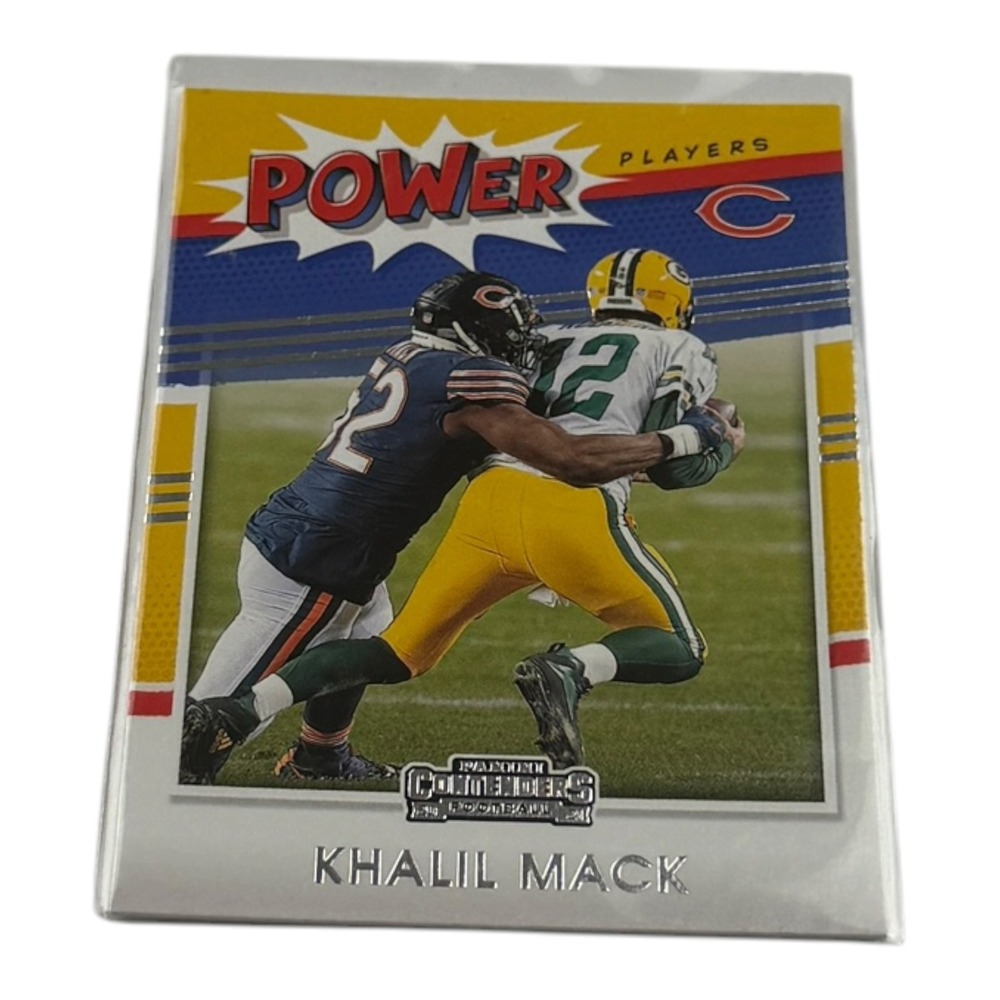 2021 Panini Contenders Khalil Mack Power Players Insert Card PPKMA Chicago Bears